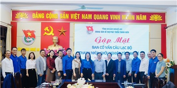 Gặp mặt Ban cố vấn Câu lạc bộ Thanh niên khởi nghiệp tỉnh Nghệ An.